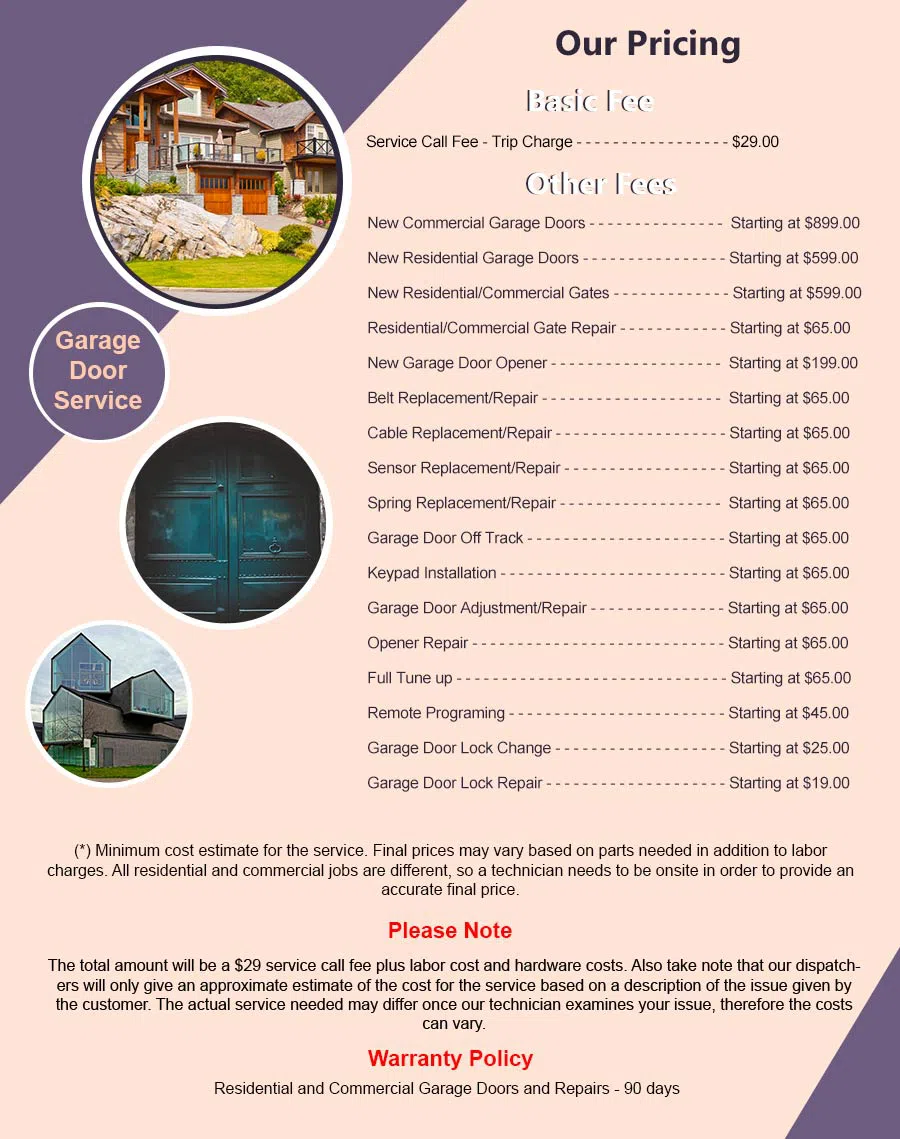 Community Garage Door Service Willow Springs, IL 708-953-8843